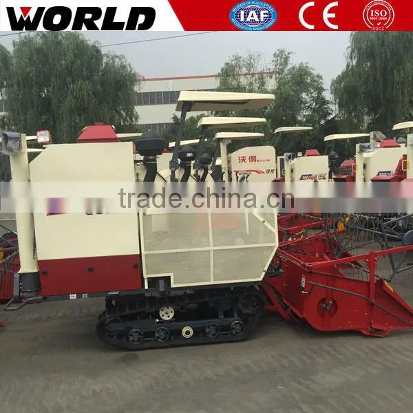32hp Full Feeding 0.5m3 Grain Tank Mini Price of Rice Combine Harvester photo-3