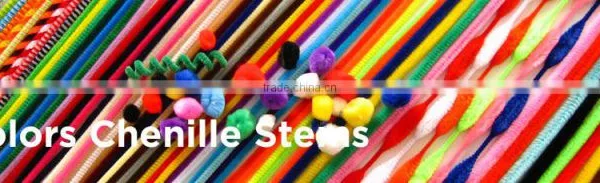 Educational Toys Type Chenille Stems 6mm x 30cm x 100pcs photo-4