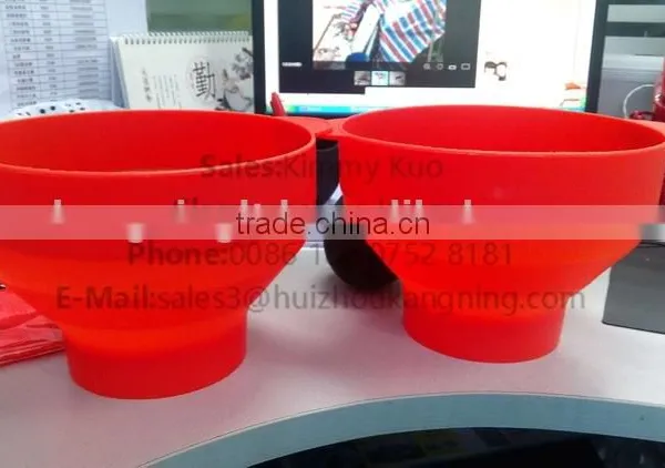 Food Grade Microwave Silicone Popcorn Maker , Popcorn Popper photo-2