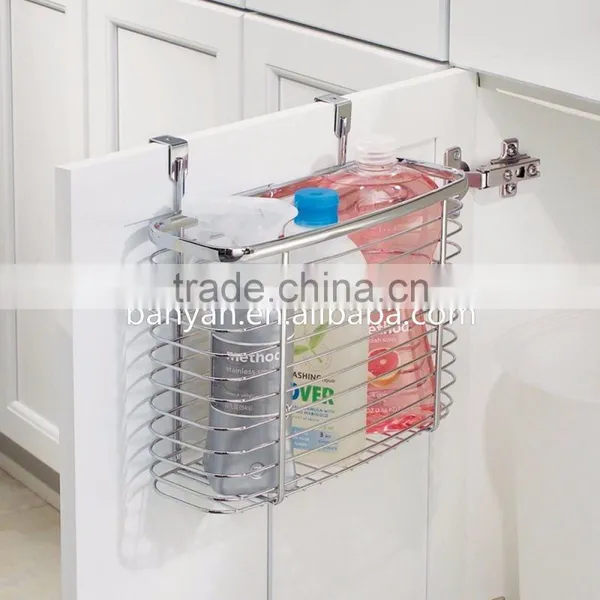 Wholesale Iron Wire Over Cabinet Door Kitchen Storage Basket photo-2