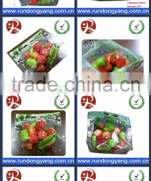 Customized Plastic Stand up Pouch Slider Zip Lock Fruit Packaging Bag photo-4