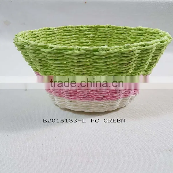 Handmade Paper Rope Storage Basket photo-2