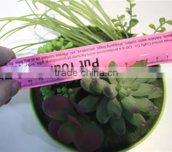 Brand Name Plastic Small Multicapacity Process Artificial Round Plate Bonsai Decor photo-2