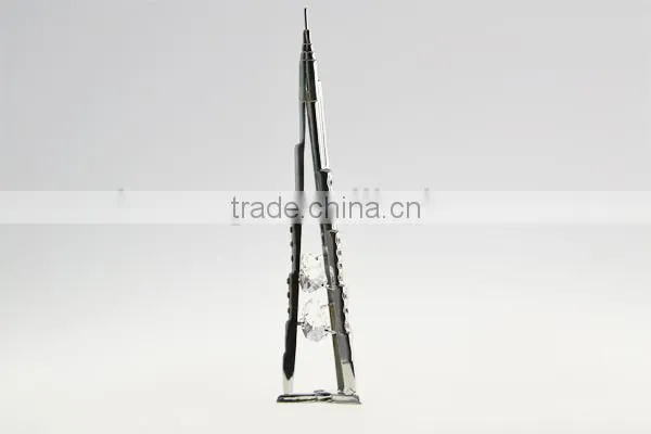 Chromed Plated Dubai Burj Khalifa Stand With Crystals From Swarovski photo-4