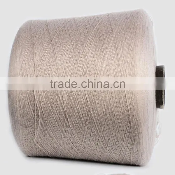 China Wholesale Dope Dyed Red Color Pure 100% Cotton Yarn Weaving 30/1 In Stocks photo-4