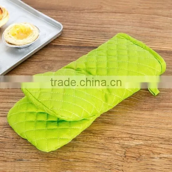 Wholesale Heat Resistant Oven Mitts Cotton Kitchen Microwave Oven Glove photo-4