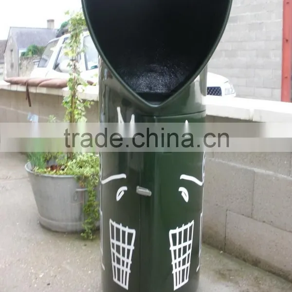 High Quality Glossy Gel Coat Fiberglass Garbage Bins Frp Factory photo-2