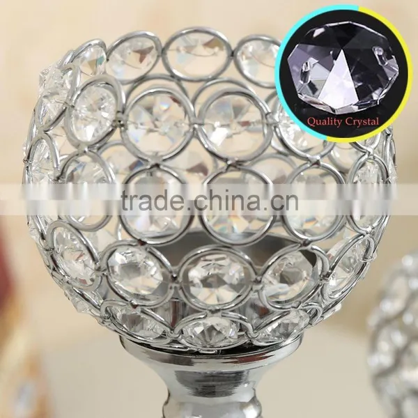 Candlestick Holders For Wedding Centerpieces Decoration Set of 2 Tea Light Candle Holder photo-3