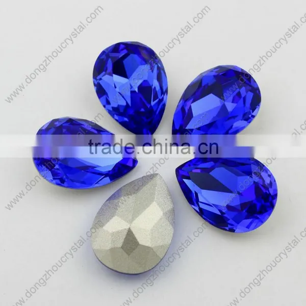 K9 Crystal Drop Colorful Crystal Fancy Stone For Wedding Dresses photo-4