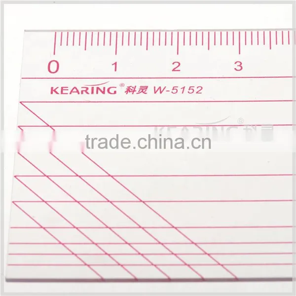 Kearing Chinese Manufacture 5 * 50*0.12cm Metric Patchwork Handicraft Quilting Ruler for Fashion Design# W5152 photo-3