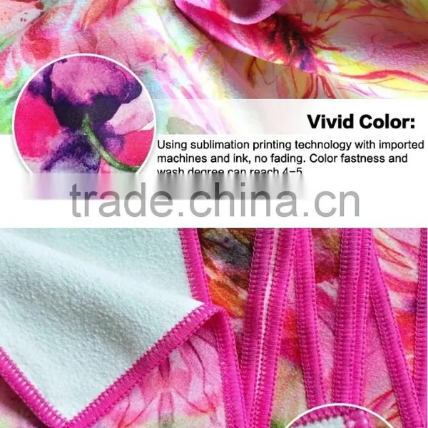 Custom Printed Highly Absorbent Microfiber Travel Beach Towel photo-4