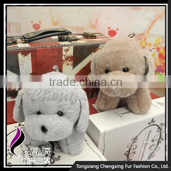 CX-R-53 Wholesale In Stock Cute Toy Real Fur Keychain Hang Decorations For Bag photo-2