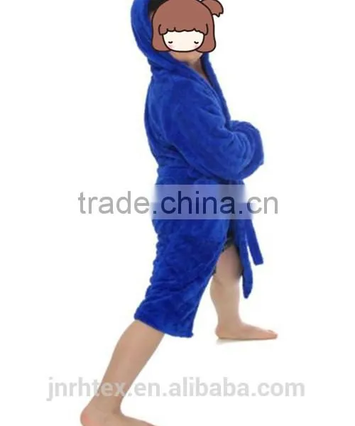 Wholesale Custom Hooded Terry Cotton Bathrobe photo-4