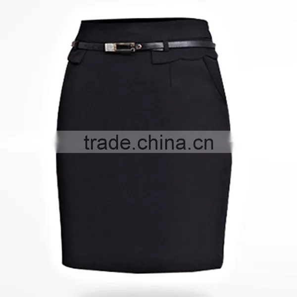 Ladies Office Wear Latest Fashion Slim Fit Skirt photo-6