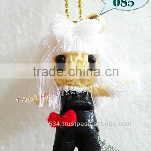 Handmade Keychains Keyrings Voodoo Doll String Accessories Bag Gifts