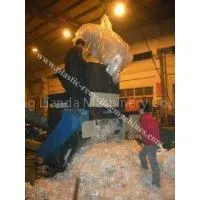 Plastic Film, Thick Wall Pipes Plastic Crusher Line Single Shaft Shredder Equipment