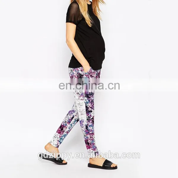 New Fashion Casual Floral Printed Women's Harem Pants Wholesale photo-2