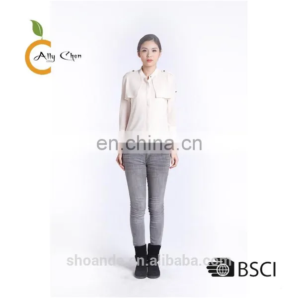 Exquisite Superior Materials Long Section Colorful Ladies Fancy Long Lady's Blouse