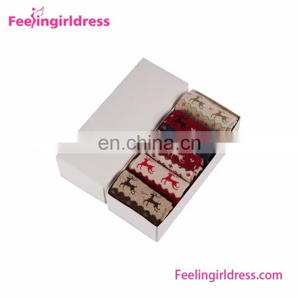 Colorful 5PC Winter Warm Gift Xmas Cheap Winter Socks photo-2