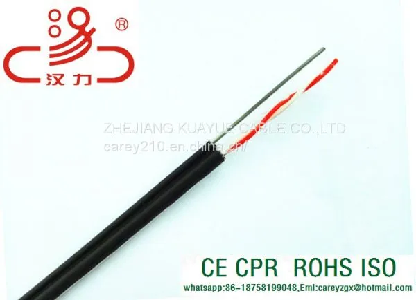 High Quality Drop Wire Cable 24awg Copper Conductor+stell Wire photo-3