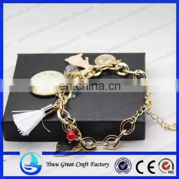 Pearl Bracelet Alloy Pendants Hand Chain Crystal Bracelet photo-5