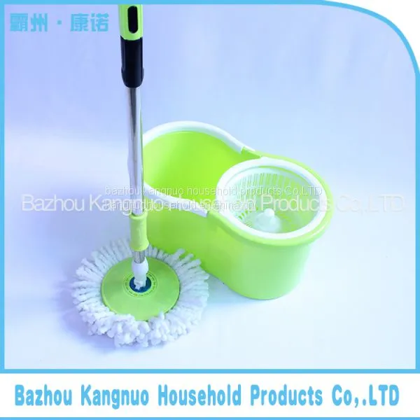 Hot Sales Easy Wring Spin Mop and Bucket System With 2 Mop Heads for Cleaning photo-5
