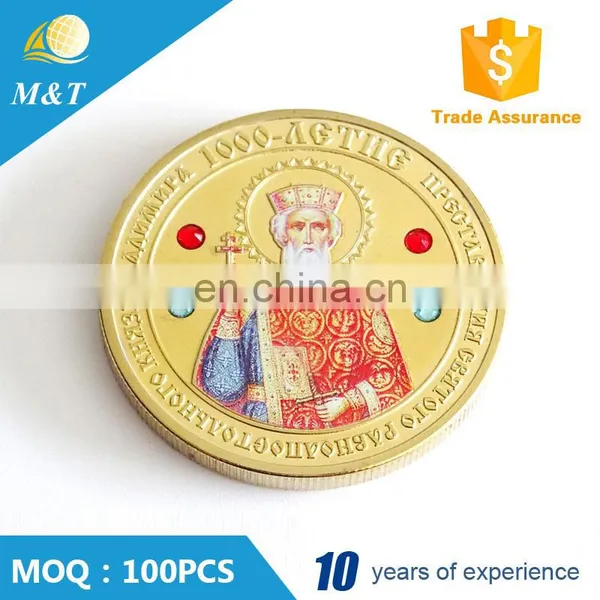 2016 Customize Gold Embossed Souvenir Coin photo-3
