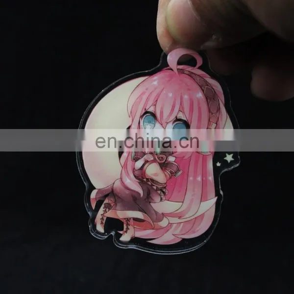 Beautiful Customize Promotion Photo Printed Acrylic Keychain photo-3