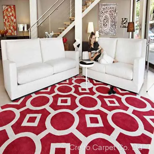 Geometric Custom Size Living Room Rugs (CR13)