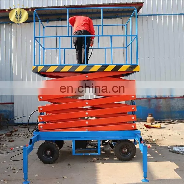 7LSJY Shandong SevenLift 500kg China Hand Operated Portable Manual Electric Scissor Lift Platform Machine photo-4
