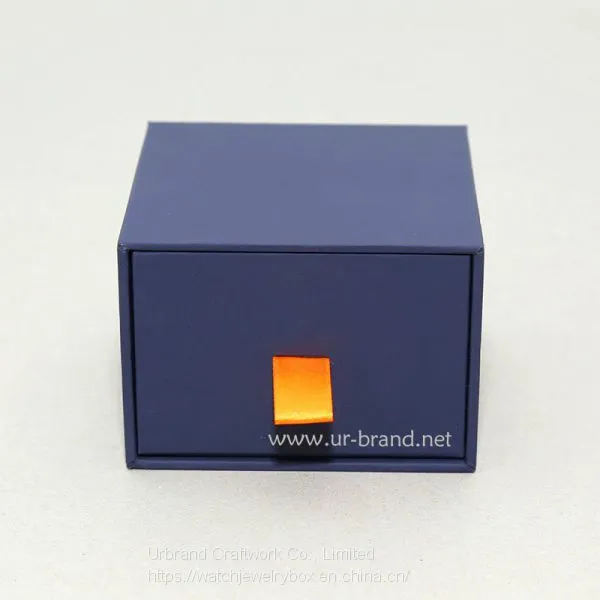 China Supplier Custom Logo Paper Slide Drawer Ring Necklace Bracelet Jewelry Gift Box photo-2