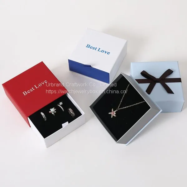 Jewelry Box, Earrings, Necklace, Jewelry Box, Bowknot Heaven and Earth Cover Jewelry Box photo-3