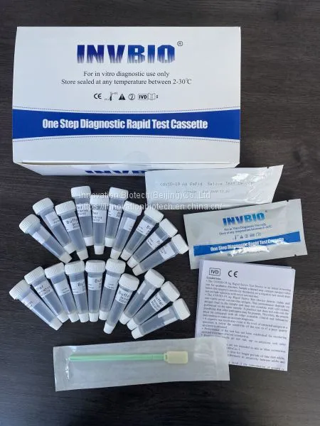 Covid-19 Hot Sell Antigen Saliva Rapid Test Kit Card CE Mark