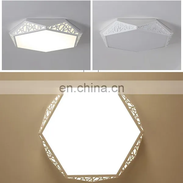 Fashion Personality Round LED Ceiling Lamp Living Room Simple Warm Romantic Art Lights photo-5