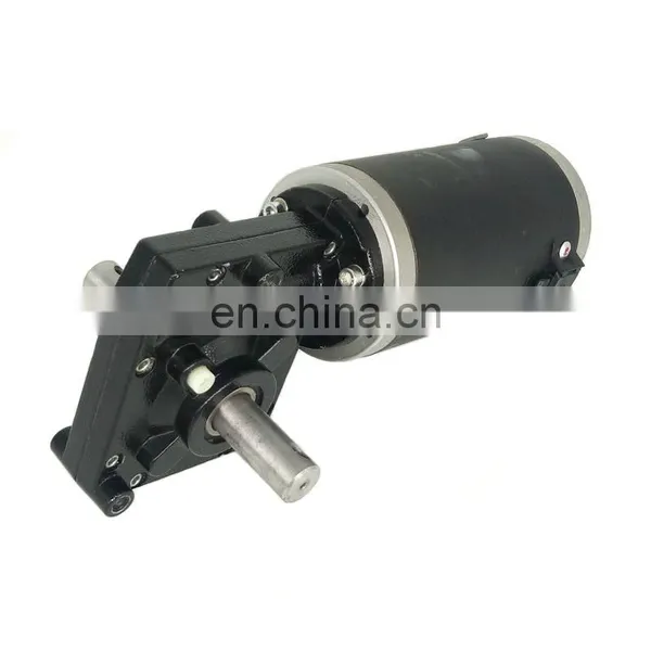 12V 24V 500W Worm Drive Dc Motor Low Rpm 200Kg cm High Torque Dc Motor photo-4