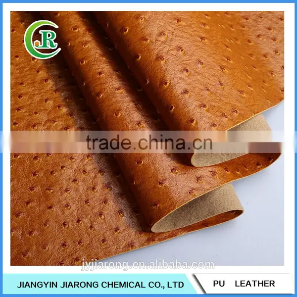 Ostrich Pattern Semi PU Leather for Suitcases photo-3