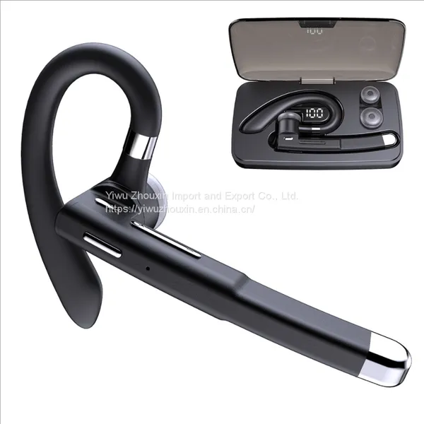 Bluetooth 5.0 hanging ear long standby sports wireless business headset