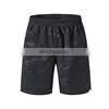 Mens Quick Dry Gym Mesh Camo Sports Workout Shorts With Reflective Strip photo-5