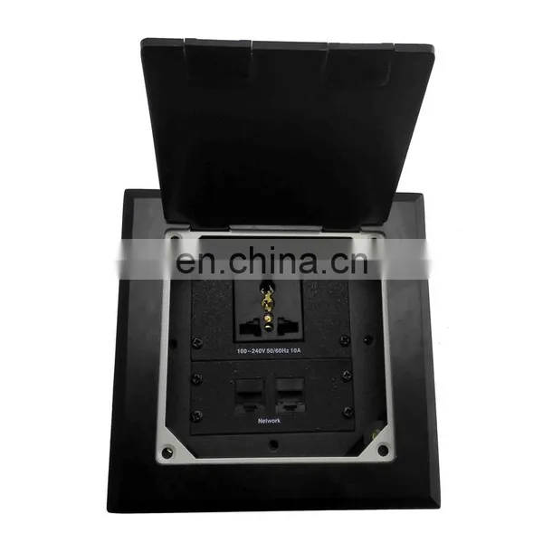 Floor Mount Electrical And Data RJ45 Sockets Outlet Boxes With Power photo-2