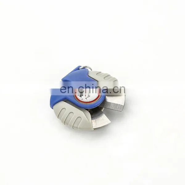 Circle Shape Fishing Line Cutter Nipper Hook Sharpener Fly Tying Tool Tackle Gear With 3mm Stainless Steel