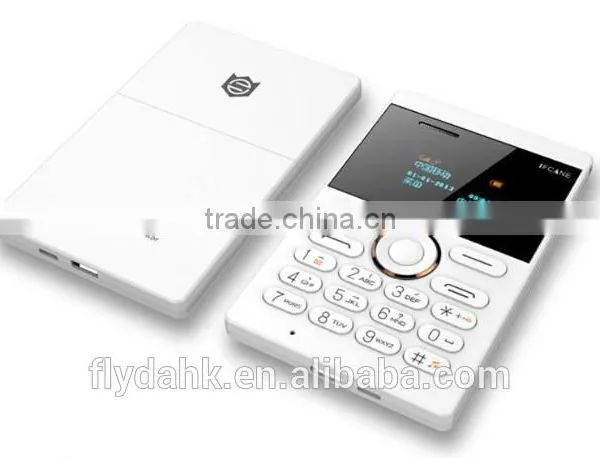 New Style Small Size IFcane E1 Mini Card Mobile Phone Ultra Thin Mini Credit Card Phone FM Radio Mini Phones With Multi-laguage photo-3