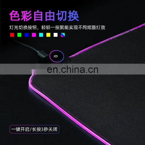 Fast 10w Wireless Charging Keyboard Mat Rgb Led Light Gaming Mouse Pad With Wireless Charger photo-3