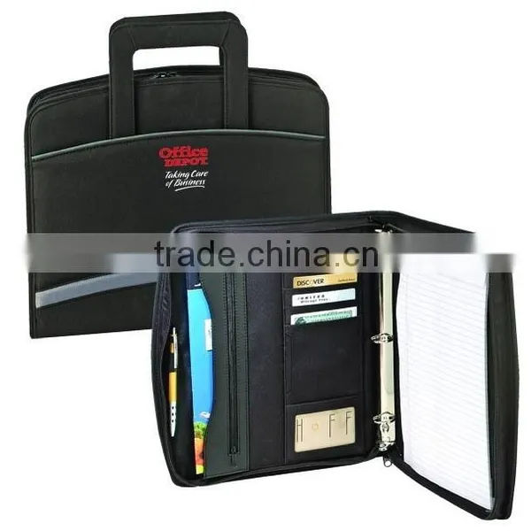 Black Business Briefcase/Sewing Handle Briefcase photo-4