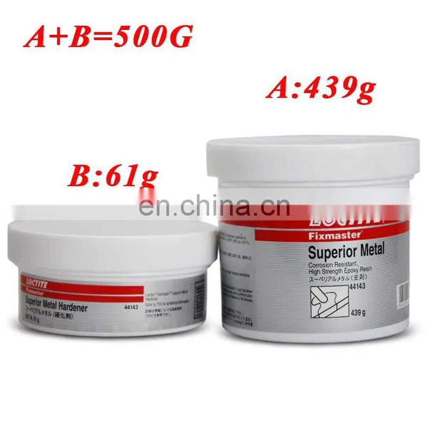 500g Loctiter Fixmaster Superior Metal Loctiter 44143 Two-component AB Glue Metal Repair Agent Stainless Steel Repair Epoxy Glue photo-5