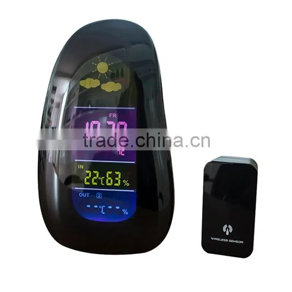 Home Decration Professional Wireless Weather Station With Clock,Calendar, Temperature & Humidity Function photo-2