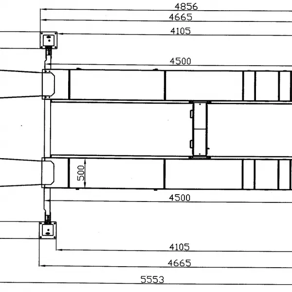 Factory Supply Four Post Car Lift Machine 3D Alignment Lift photo-5