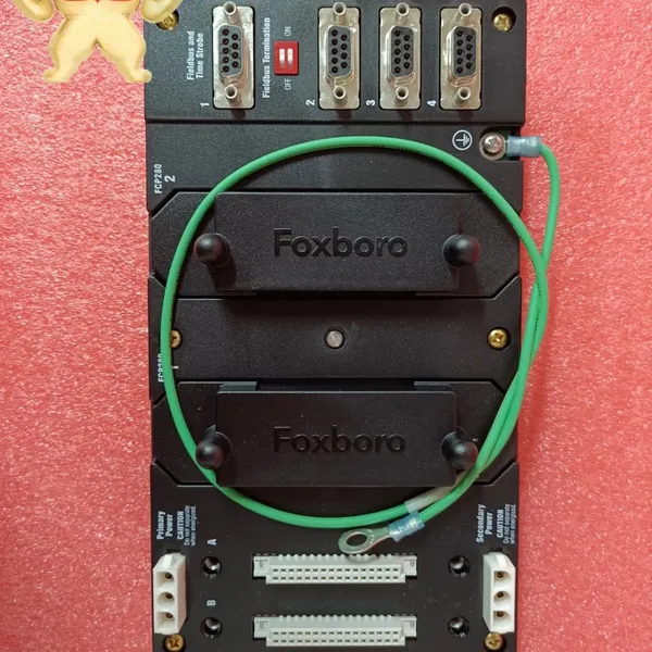 Foxboro RH924YF DIN‑Rail Mounted Modular Baseplate – Clean, reliable backplane for modular I/O in control panels