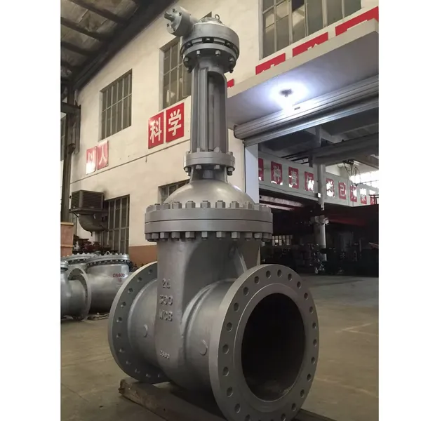 Flange Type DN100 150LB 300LB Non-Rising Stem Resilient Stem Hard Seal WCB Cast Steel Sluice Gate Valve photo-5