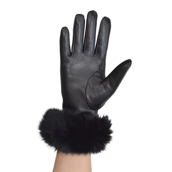 Genuine Real Sheepskin Leather Gloves 2026 Winter Warm Women Leather Gloves Windproof Fashion Style Ladies Leather Dressing Glove