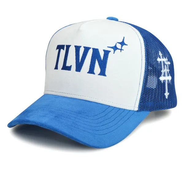 Wholesale Two-Tone Mesh Trucker Caps Custom Embroidery Logo Fashion Sports Trucker Hats Supplier photo-2